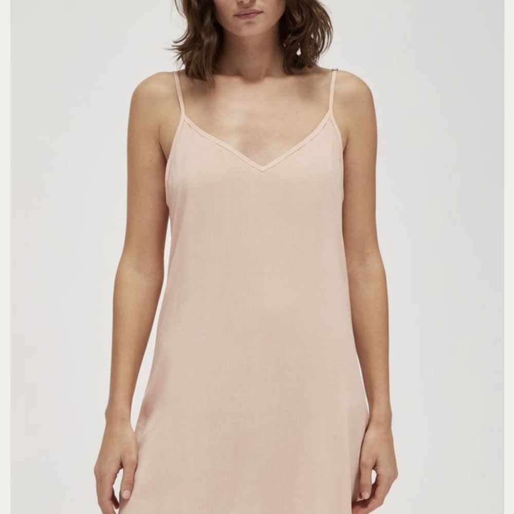 Lacausa V Slip Dress ochre size M
